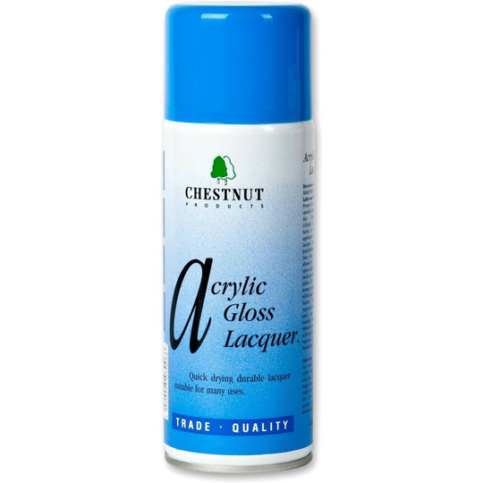 AGL400 Chestnut Products Woodturning Acrylic Gloss Lacquer,400ml Aersol