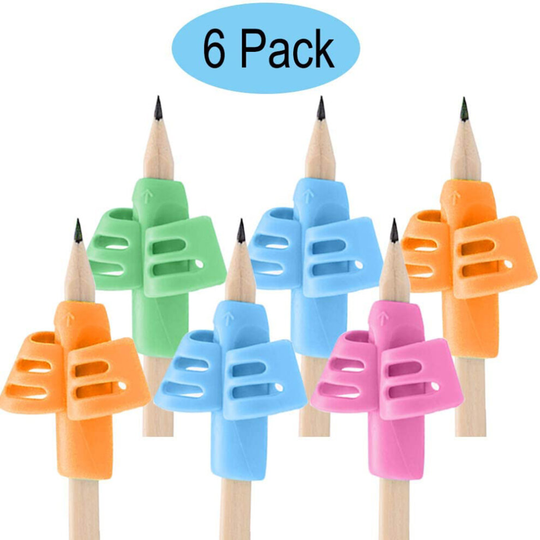 6 Pcs Pencil Grips for Children Handwriting Training Aid Correction