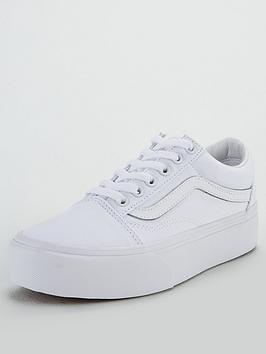 Vans Ua Old Skool Platform - White