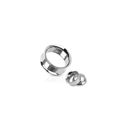 (38MM) Surgical Steel Double Flared Hollow Ear Tunnel Saddle Plug Piercing Finest Quality Materials