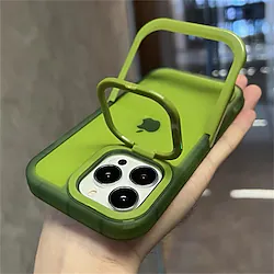 Clear Bumper Frame Holder Phone Case For iPhone 14 13 12 11 Pro Max XR XS X Shockproof With Stand Back Cover Lightinthebox