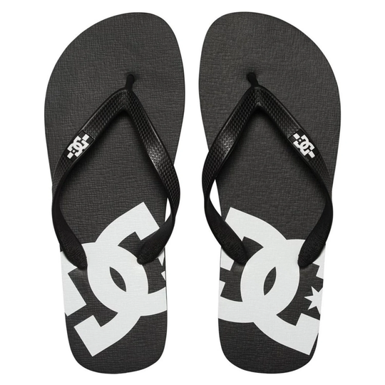 DC Spray Sandals - Black Black White