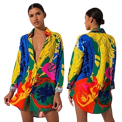 Adults Women's African Print Kitenge Boho Shirt Modern African Outfits For Party Polyester Masquerade Blouse Lightinthebox
