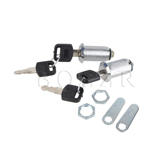 BQLZR 2pcs Cam Lock 30mm For Letter Box Filing Cabinet Cupboards Locke