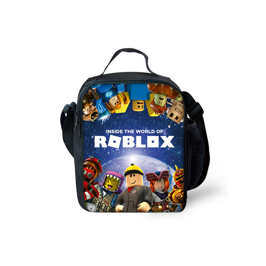 (Pattern 02) Roblox Lunch Bags Thermal Insulated Cooler School