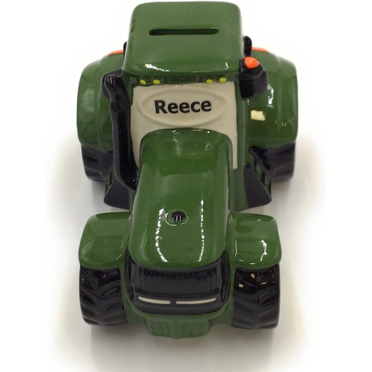 Royal County PERSONALISE YOUR OWN TRACTOR MONEY BOX - Green