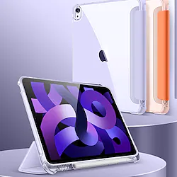 Tablet Case Cover For Apple iPad Air 5th iPad 10.2'' 9th 8th 7th iPad Pro 12.9'' 5th iPad Air 3rd iPad Pro 4th 12.9'' iPad mini 6th iPad Pro 11'' 3rd Pencil Holder with Stand Magnetic Solid Colored Lightinthebox