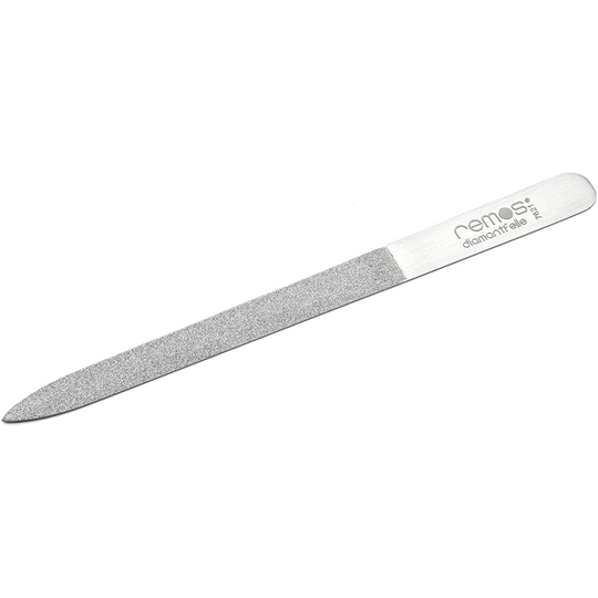 REMOS Diamond Nail File 15cm with Rough and fine Diamond Coating Stainless Steel