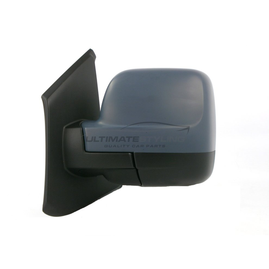 Renault Trafic Van 8/2014-> Electric Wing Door Mirror Primed Passenger Side N/S