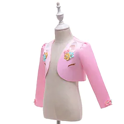 Fairytale Princess Unicorn Coat Party Costume Masquerade Girls' Movie Cosplay Cosplay Halloween White Rosy Pink Top Halloween Carnival Masquerade Polyester Lightinthebox
