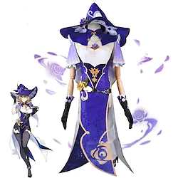 Inspired by Genshin Impact Lisa Anime Cosplay Costumes Japanese Halloween Cosplay Suits Costume For Women's Lightinthebox