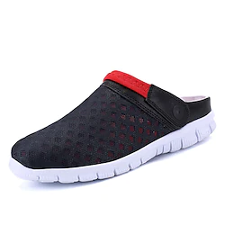 Unisex Loafers Slip-Ons Red Casual Home Beach Walking Shoes Mesh Breathable Blue / Black Gray Green Black orange Summer Lightinthebox