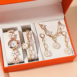 Quartz Watch for Women Analog Quartz Stylish Fashion Elegant Creative Titanium Alloy Stainless Steel Romantic Series Cartoon Series Fashion Lightinthebox