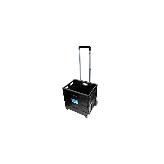 Silverline 633400 Folding Box Trolley 25kg - Boot Shopping Cart Storage - folding box trolley 25kg silverline 633400 boot shopping cart storage