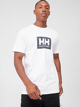 Helly Hansen HH Box T-Shirt - White, White, Size M, Men