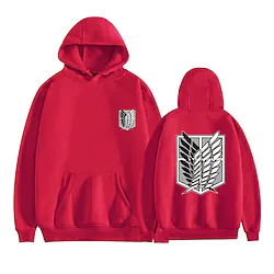 Inspired by Attack on Titan Mikasa Ackermann Cosplay Costume Hoodie Cartoon Harajuku Graphic Kawaii Hoodie For Men's Women's Adults' Hot Stamping 100% Polyester Lightinthebox