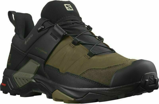 Salomon Mens Outdoor Shoes X Ultra 4 Ltr GTX Desert Palm/Black/Kangaroo 42