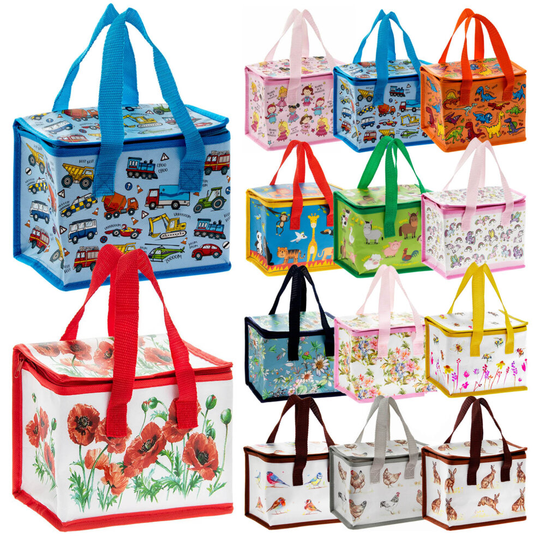 Childrens Lunch Bags Insulated Cool Bag Kids School Lunchbox Food Picnic Bag Box