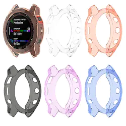 2 Pack Watch Case Compatible with Garmin Fenix 7X Scratch Resistant Ultra-thin HD Clear Soft TPU Watch Cover Lightinthebox