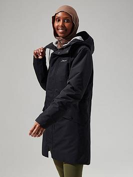 Berghaus Foxghyll Hooded Parka - Black/Grey
