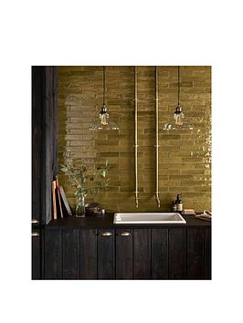 Topps Tiles Zellica Ochre 6Cm X 24Cm (Box Of 36 Tiles)