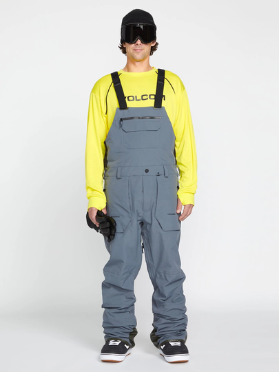 Men's Volcom Rain Gore-Tex Bib Overall - Dark Grey