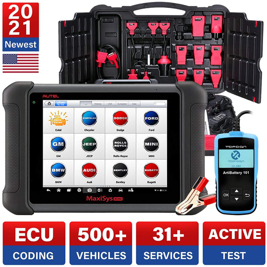 Autel MaxiSys MS906 Car Diagnostic Scanner 30 Special Functions Free Battery Tester AB101