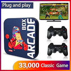 Arcade 4K HD Game Console for PS1/DC/N64 64GB Classic Retro Video Games 33000 Games Super Console Mini TV Game Player, Retro Game Play, Retro Game Console, Classic Game Play Lightinthebox