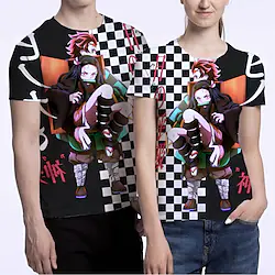 Inspired by Demon Slayer: Kimetsu no Yaiba Kamado Nezuko T-shirt Cartoon Manga Anime Harajuku Graphic Kawaii T-shirt For Men's Women's Unisex Adults' 3D Print 100% Polyester Lightinthebox