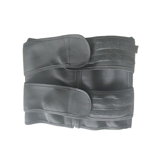 (Black, S) Waist Trainer Belt Body Shaper Tummy Control Slimmer