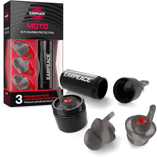 EarPeace Moto Petite Ear Plugs Hi-Fi Hearing Protection Earplugs for Riding Motorsports