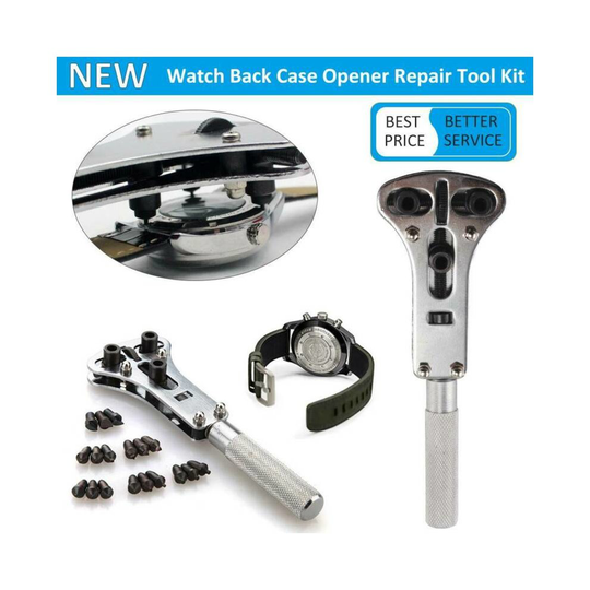Watchmaker Watch Repair Kit Back Case Cover Opener Battery Remover