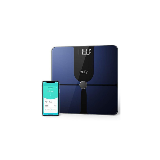 eufy Smart Scale P1 with Bluetooth, Large LED Display, 14 Measurements, Weight/Body Fat/BMI/Fitness Body Composition Analysis, Auto On/Off, Auto Zer