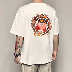 Inspired by Kirby's Dream Land Kirby T-shirt Cartoon Manga Anime Graphic T-shirt For Men's Women's Unisex Adults' Hot Stamping 100% Polyester Lightinthebox