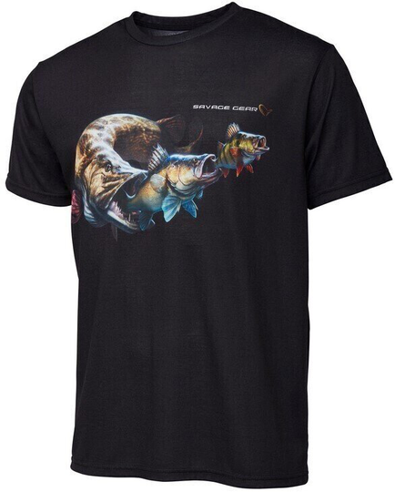 Savage Gear T-Shirt Cannibal Tee Black 2XL