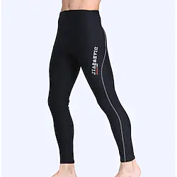 Men's Wetsuit Pants 1.5mm SCR Neoprene Bottoms Thermal Warm UPF50 Quick Dry High Elasticity Swimming Diving Surfing Scuba Stripes Spring Summer Winter Lightinthebox