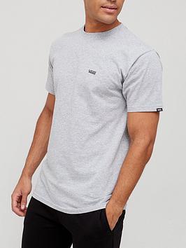 Vans Left Chest Logo Tee - Grey/Black