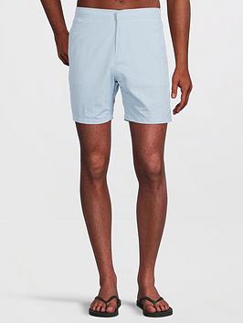 Allsaints Warden Swim Shorts - Light Blue