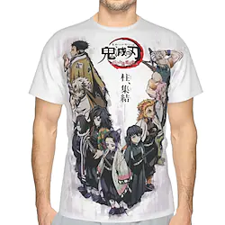 Inspired by Demon Slayer: Kimetsu no Yaiba Kamado Nezuko Kamado Tanjiro Hashira T-shirt Cartoon Manga Anime Harajuku Graphic Kawaii T-shirt For Men's Women's Unisex Adults' 3D Print 100% Polyester Lightinthebox