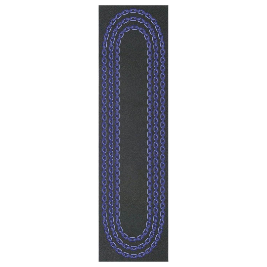 Grizzly Chain Skateboard Griptape Black 9in