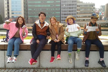 【Nakanoshima park&Tenjinbashi 】Survival Japanese lesson & street food hopping!