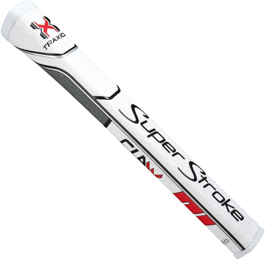 Superstroke Traxion Claw 2.0 Putter Grip White/Red