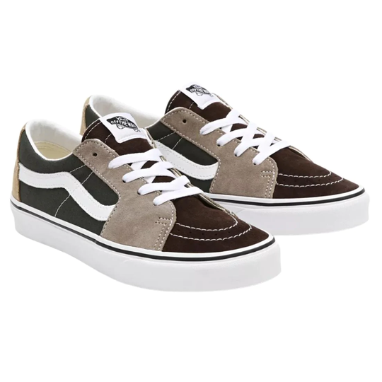 Vans Sk8-Low Shoes - (Colourblock) Demitasse/True