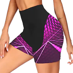 Women's Bike Shorts Cycling Padded Shorts Bike Shorts Padded Shorts / Chamois Mountain Bike MTB Road Bike Cycling Sports Graphic 3D Pad Fast Dry Breathable Quick Dry Green Blue Polyester Spandex Lightinthebox