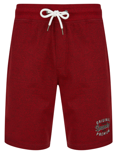 Jogger Shorts Masses Brushback Fleece Jogger Shorts in Red Grindle - Tokyo Laundry / S - Tokyo Laundry