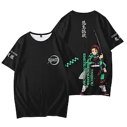 Inspired by Demon Slayer Cosplay Cartoon Manga Back To School 3D Harajuku Graphic Kawaii T-shirt For Men's Women's Adults' Hot Stamping 100% Polyester Lightinthebox