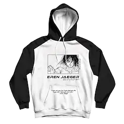 Inspired by Attack on Titan Eren Yeager Hoodie Cartoon Manga Anime Front Pocket Graphic Hoodie For Men's Women's Unisex Adults' 3D Print 100% Polyester Lightinthebox