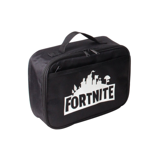 (04) Fortnite Lunch Box Bag Children Outdoor Lunch Bag Portable