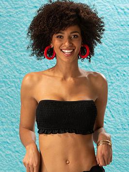 Pour Moi Free Spirit Strapless Underwired Top - Black