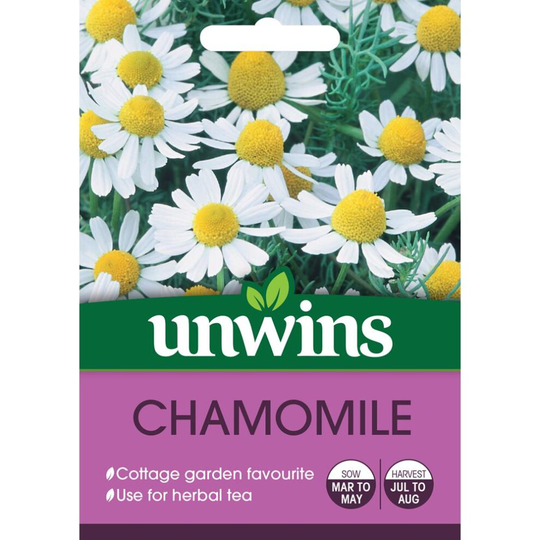 Unwins Grow Your Own Fine Pleasantly Scented Chamomile Herb Seeds